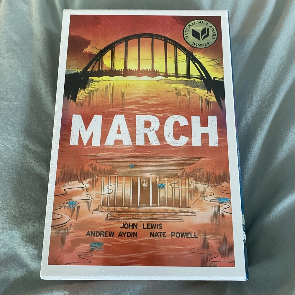 MARCH trilogy book set, new in package